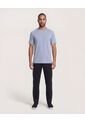 Pantalón Con Lineas En Contraste  Para Hombre Negro Ostu de Ostu