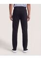 Pantalón Con Lineas En Contraste  Para Hombre Negro Ostu de Ostu