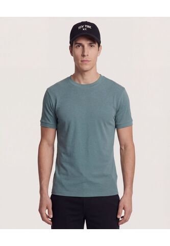 Camiseta  Para Hombre Manga Corta Cuello Redondo Color Verde Marca Ostu #60091810 Ostu