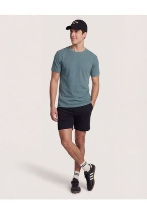 Camiseta Para Hombre Manga Corta Cuello Redondo Color Verde Marca Ostu #60091810