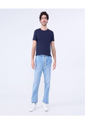 Jean Para Hombre Jogger Color Azul Claro Marca Ostu #60160342