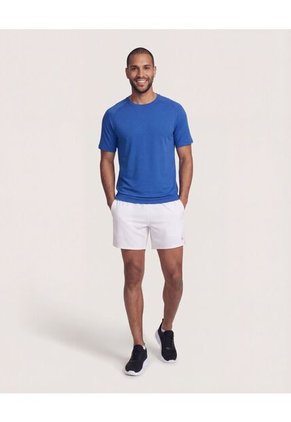 Camiseta Para Hombre Manga Corta Cuello Redondo Color Azul Marca Ostu #60091937