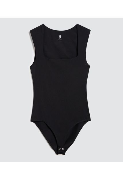 Body Para Mujer Manga Sisa Color Negro Marca Ostu #40200145