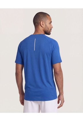 Camiseta Para Hombre Manga Corta Cuello Redondo Color Azul Marca Ostu #60091937