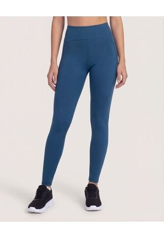 Leggins  Para Mujer Largo Color Azul Marca Ostu #40230645 Ostu
