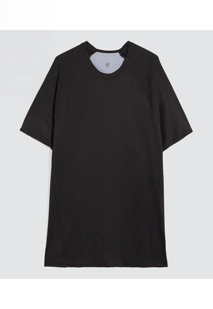 Camiseta Para Hombre Manga Corta Color Negro Marca Ostu #60091505