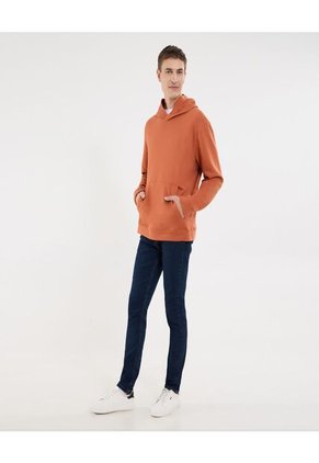 Buzo Para Hombre Hoodie Color Naranja Marca Ostu #60060484