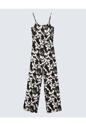 Enterizo Para Mujer Manga Sisa Color Negro Marca Ostu #40320126