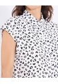 Camisa  Para Mujer Manga Corta Color Negro Marca Ostu #40010357 de Ostu