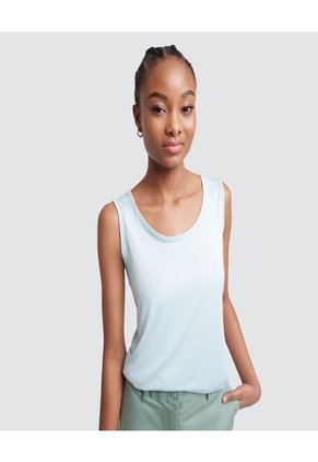 Top Para Mujer Cuello Redondo Color Verde Marca Ostu #40220244