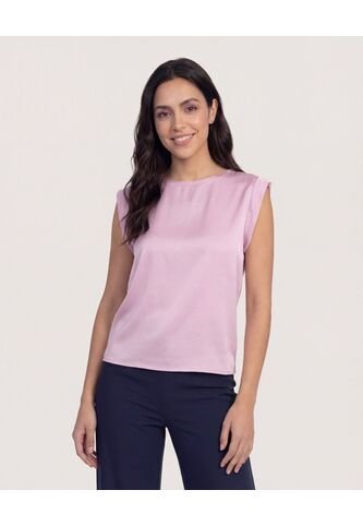Blusa  Para Mujer Manga Sisa Color Lila Marca Ostu #40121239 Ostu