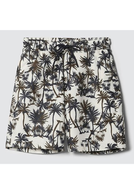 Pantaloneta Para Niño De Baño Corta Color Azul  Marca Ostu #80270014
