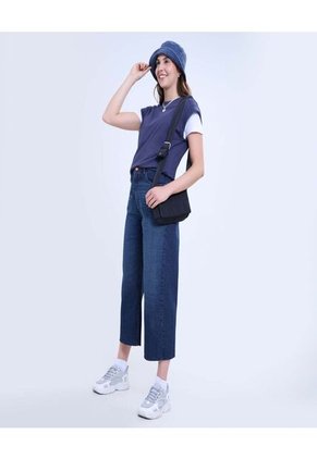 Jean Para Mujer Culotte Color Azul  Marca Ostu #40160531