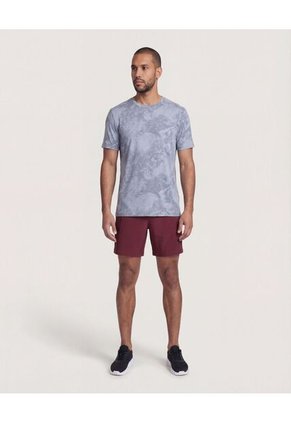 Bermuda  Para Hombre Deportiva Medio Color Rojo Marca Ostu #60100509