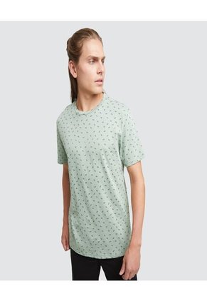 Camiseta Para Hombre Manga Corta Color Verde Marca Ostu #60090795