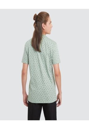 Camiseta Para Hombre Manga Corta Color Verde Marca Ostu #60090795