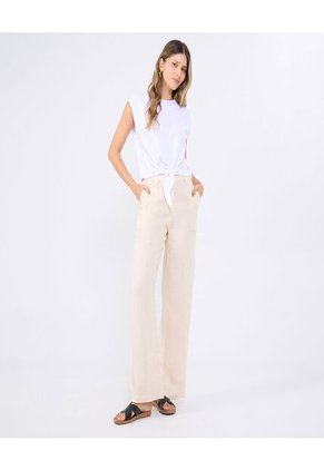 Pantalon Para Mujer Color Crudo Marca Ostu #40070749