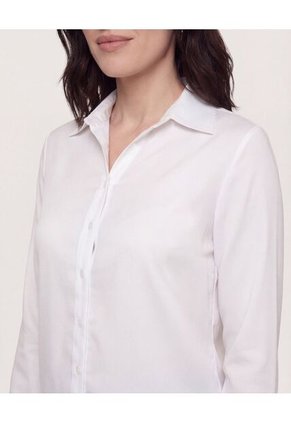 Camisa Satinada  Para Mujer Crudo Ostu