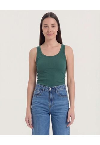 Camiseta  Para Mujer Manga Sisa Cuello Redondo Color Verde Marca Ostu #40092697 Ostu
