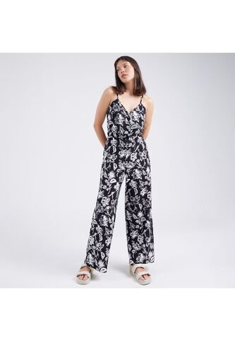 Enterizo Para Mujer Manga Sisa Color Negro Marca Ostu #40320078 Ostu