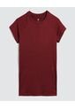 Camiseta Para Mujer Manga Corta Color Vino Marca Ostu #40092168 de Ostu