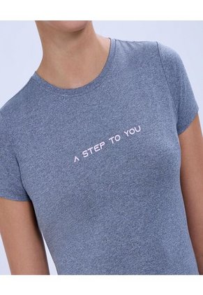 Camiseta Para Mujer Manga Corta Color Negro Marca Ostu #40092277