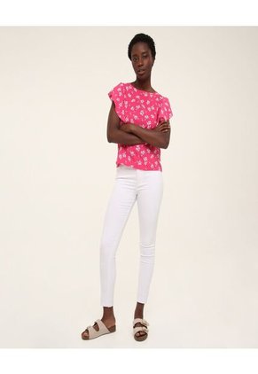 Blusa Para Mujer Manga Corta Color Rosado  Marca Ostu #40120727