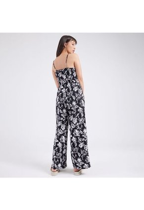 Enterizo Para Mujer Manga Sisa Color Negro Marca Ostu #40320078