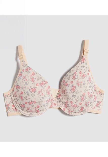 Brasier Para Mujer Media Copa Color Piel Marca Ostu #40830031