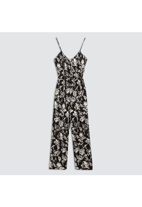 Enterizo Para Mujer Manga Sisa Color Negro Marca Ostu #40320078