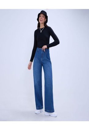 Camiseta Para Mujer Manga Larga Color Negro Marca Ostu #40092253