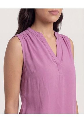 Blusa  Para Mujer Manga Sisa Color Morado Marca Ostu #40121204