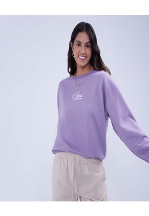 Buzo Para Mujer Cuello Redondo Color Lila  Marca Ostu #40060344