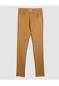 Pantalon Para Hombre 5 Bolsillos Color Mostaza Marca Ostu #60070366 de Ostu
