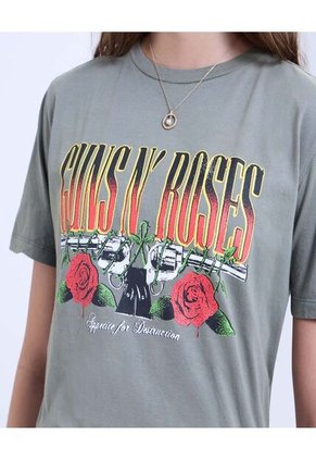 Camiseta Guns N' Roses Para Mujer #40092317 Ostu