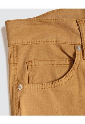 Pantalon Para Hombre 5 Bolsillos Color Mostaza Marca Ostu #60070366