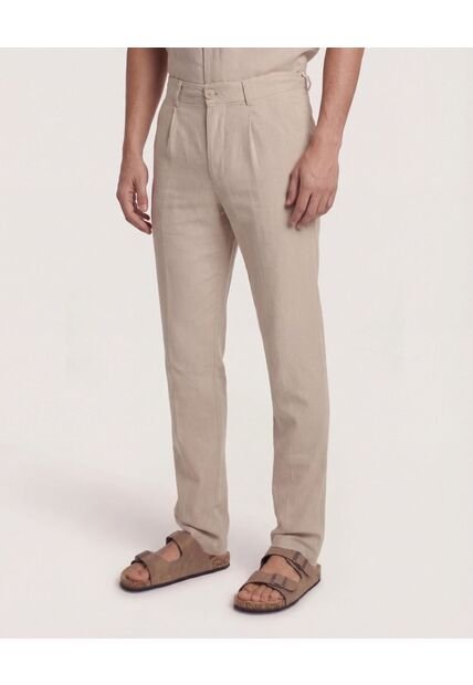 Pantalón  Para Hombre Moda Color Beige Marca Ostu #60070582