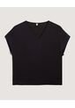 Blusa  Para Mujer Manga Corta Color Negro Marca Ostu #40121059 de Ostu