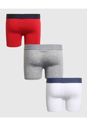 Boxer Infantil Niño Filete Medio Color Rojo Marca Ostu #80000097