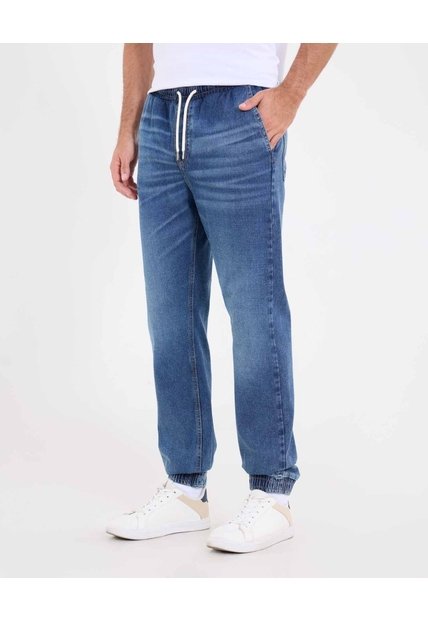 Jean Jogger  Para Hombre Azul Ostu