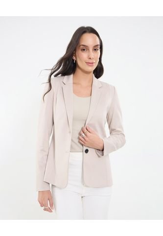 Blazer Para Mujer  Color Beige Marca Ostu #40400013 Ostu