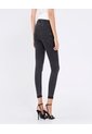 Jeans Skinny Con Desgastes  Para Mujer Negro Ostu de Ostu