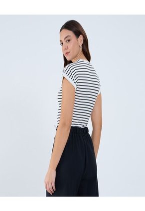 Body Para Mujer Manga Corta Color Negro Marca Ostu #40200174