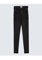 Jeans Skinny Con Desgastes  Para Mujer Negro Ostu de Ostu