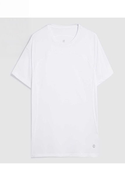 Camiseta Para Hombre Manga Corta Cuello Redondo Color Blanco Marca Ostu #60091490