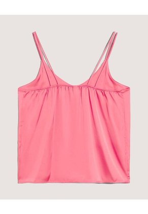 Blusa  Para Mujer Manga Sisa Color Coral Marca Ostu #40121299