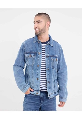 Chaqueta Denim  Para Hombre Azul Ostu Ostu