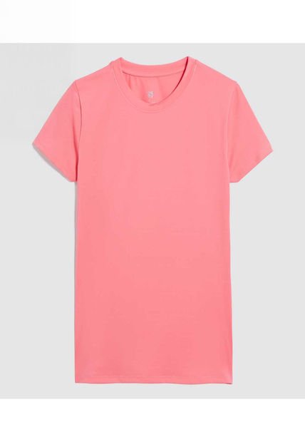 Camiseta Para Mujer Manga Corta Cuello Redondo Color Rosado  Marca Ostu #40092383
