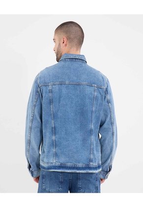 Chaqueta Denim  Para Hombre Azul Ostu