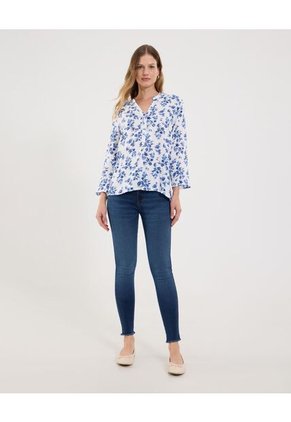 Jean Para Mujer Push Up Color Azul Marca Ostu #40160568